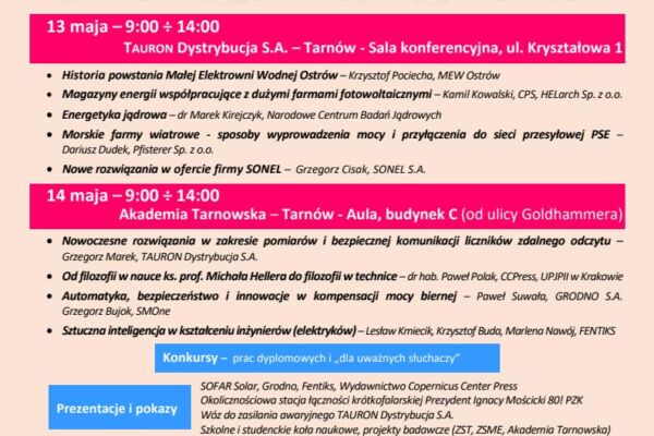 Tarnowskie Dni Elektryki 2026